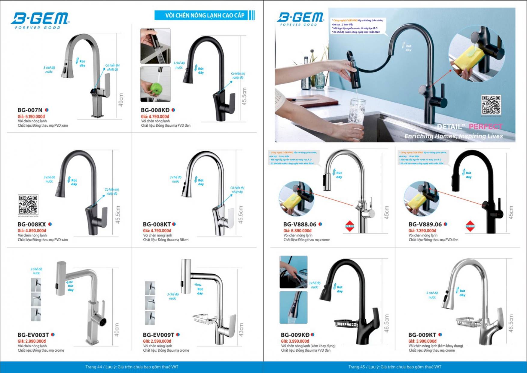 Thiết bị vệ sinh BGEM Catalogue và Bảng giá mới nhất  2024 /Page 23